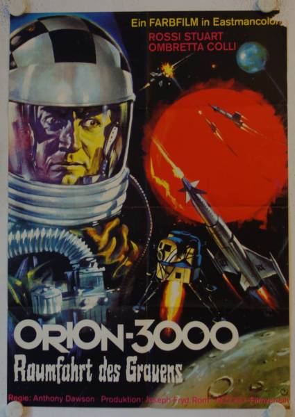 Orion 3000 - Raumfahrt des Grauens originales deutsches Filmplakat